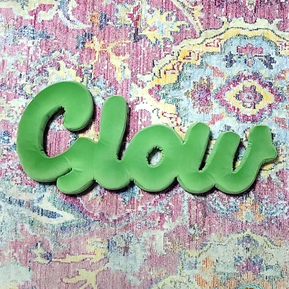 "Glow" Pillowscript Pillow